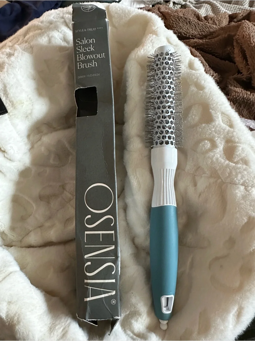 OSENSIA professional Ceramic Ionic Infused Blowout Brush - 20mm (0.75 inch) NEW